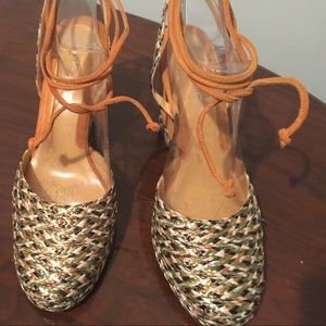 Via Spiga Multicolored V-Gore Suede Espadrille S10